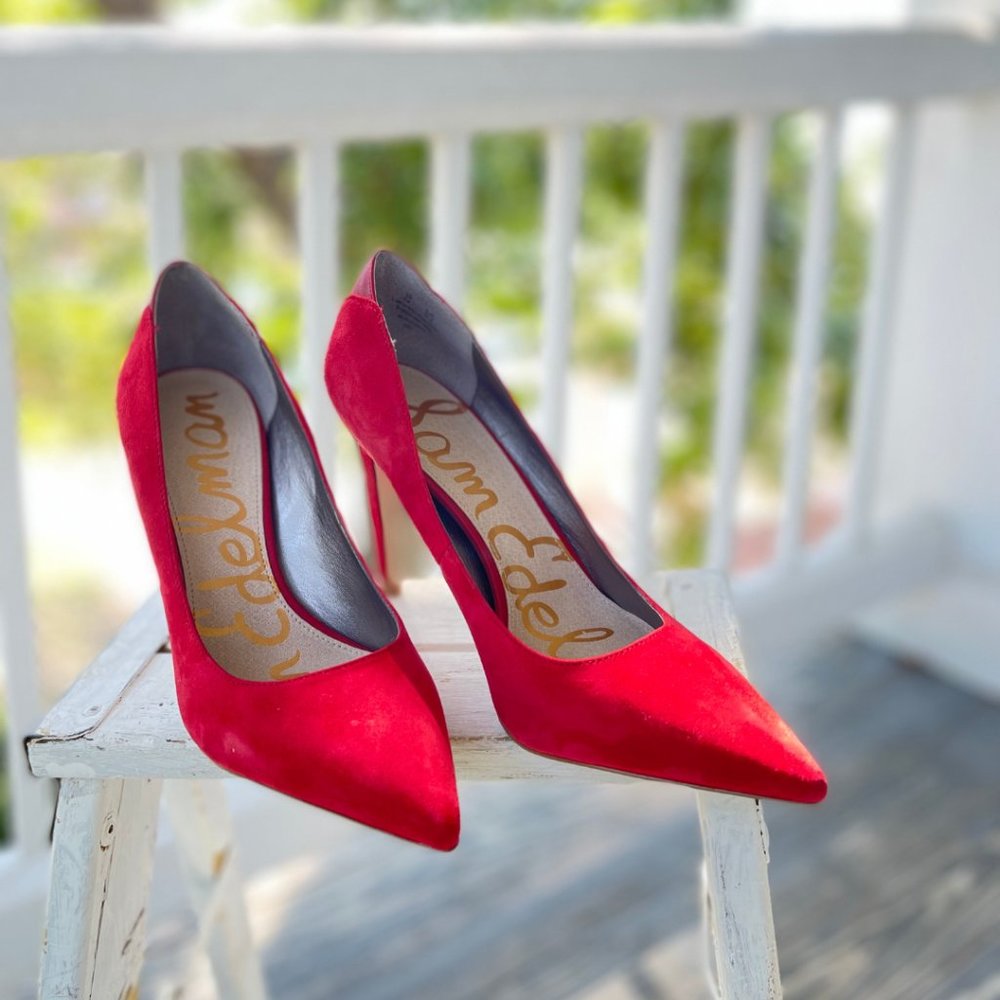 Ruby Red Sam Edelman Heels